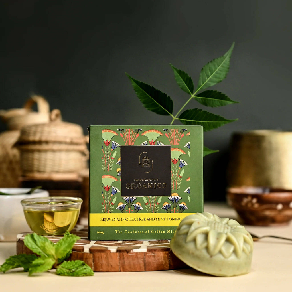 Organiko Rejuvenating Tea Tree and Mint Toning Soap | Grocsy