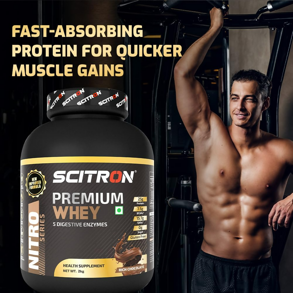 Scitron Nitro Series Premium Whey Rich Chocolate | Grocsy
