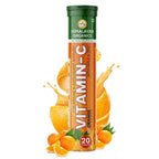 Himalayan Organics Vitamin-C Orange Flavour With Amla & Zinc Tablets | Grocsy