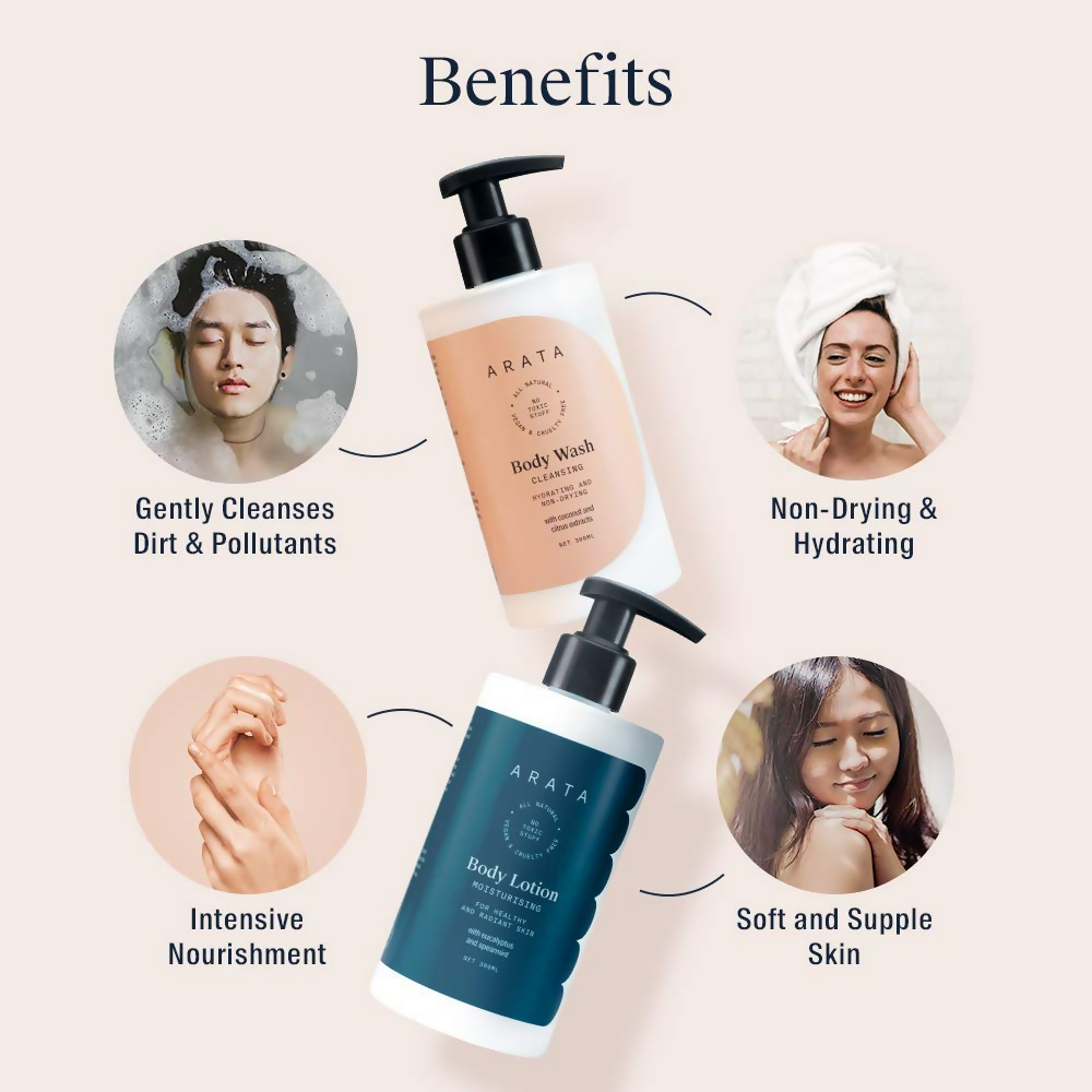 Arata Natural Body Care Set | Grocsy