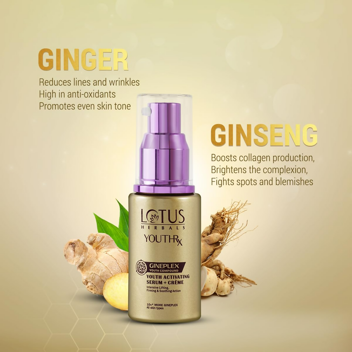 Lotus Herbals YouthRx Youth Activating Serum + Creme | Grocsy