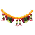 Puja N Pujari Main Door Decorative Flower Toran | Grocsy