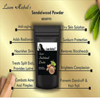 Laam Herbal's Rose Petal, Orange Peel, Multani Mitti, Aloe Vera, Neem Leaf, Sandalwood Powder | Grocsy