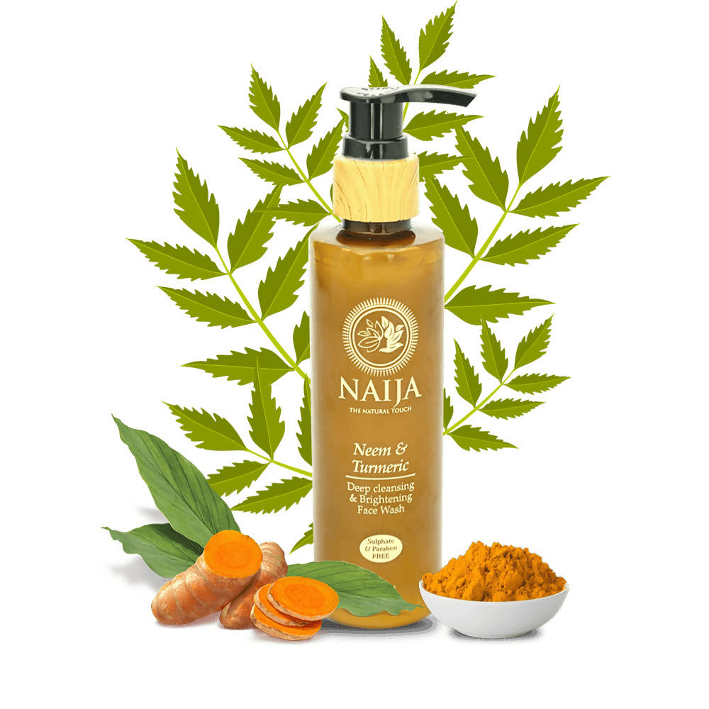 Naija Neem & Turmeric Deep Cleansing and Brightening Face Wash | Grocsy