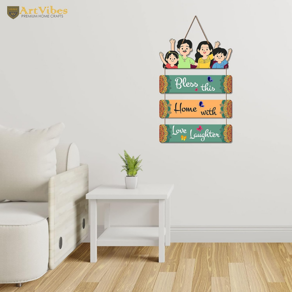 Artvibes Home Quote Wooden Wall Hangings Decor For Home | Grocsy