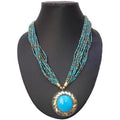 MS Fashion India Traditional Sky Blue Necklace for Women | Grocsy