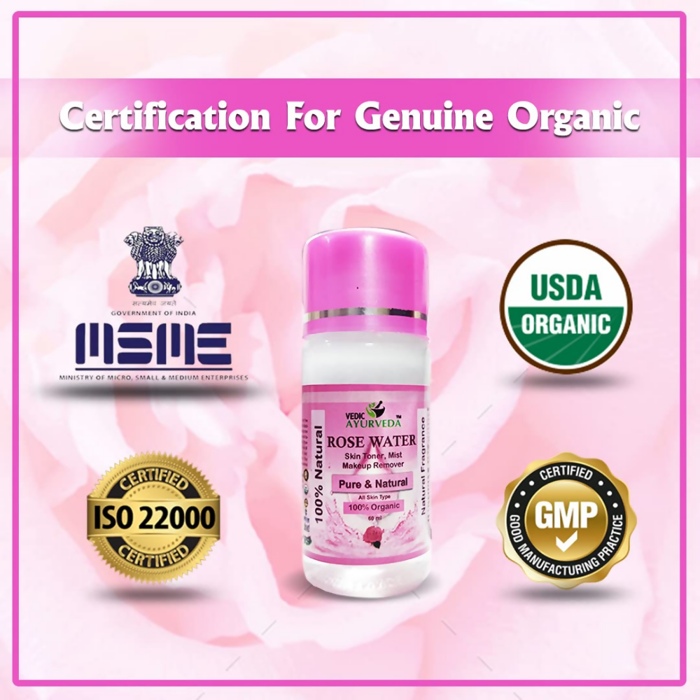 VedicAyurveda Rose water | Grocsy