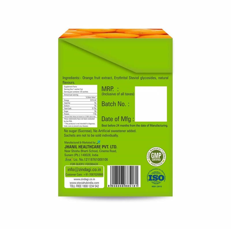 Zindagi Orange Herbal Infusion Sachets | Grocsy