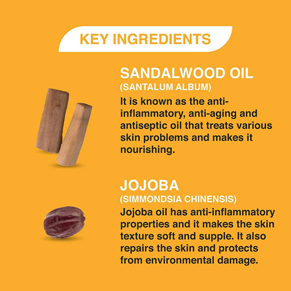 Khadi Veda Sandalwood & Jojoba Massage Oil | Grocsy