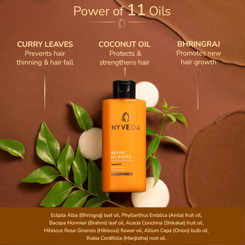 Nyveda Revive My Roots Hair Growth Oil Shampoo | Grocsy