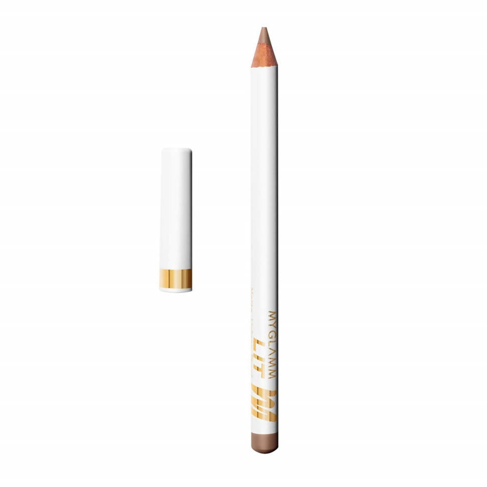 MYGLAMM LIT Matte Lip Liner Pencil - Basic (1.14 Gm) | Grocsy