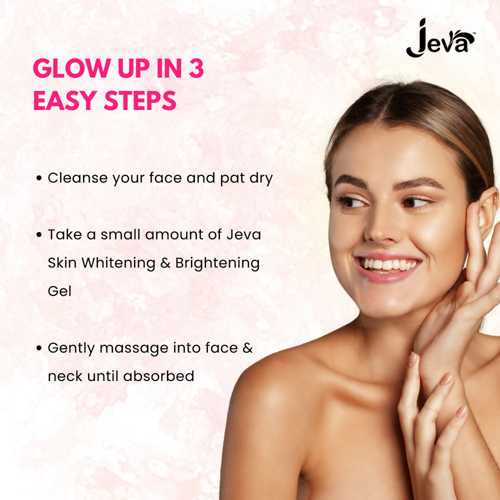 Jeva Skin Whitening & Brightening Instant Glow Gel | Grocsy