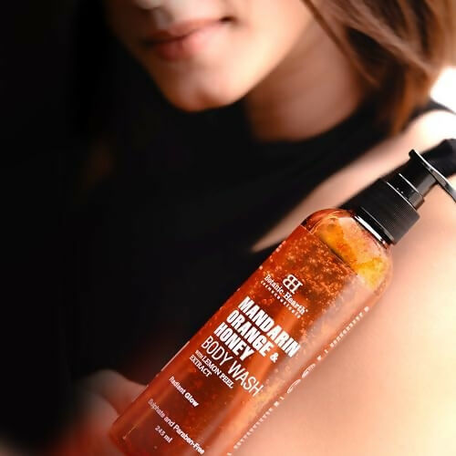 Botanic Hearth Mandarin Orange & Honey Body Wash with Lemon Peel Extract For a Radiant Glow | Grocsy