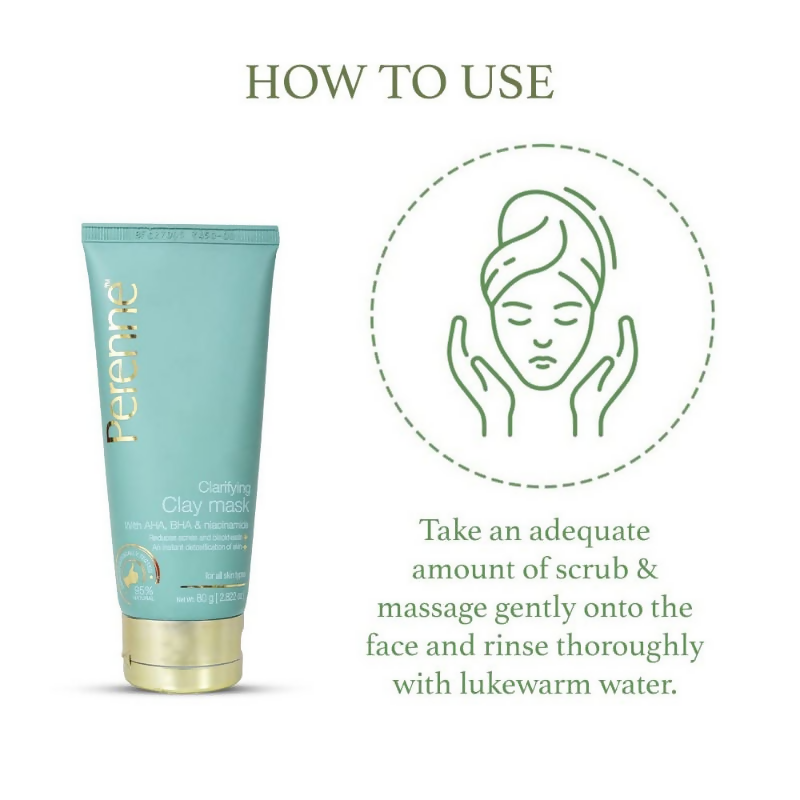 Perenne Clarifying Clay Mask | Grocsy
