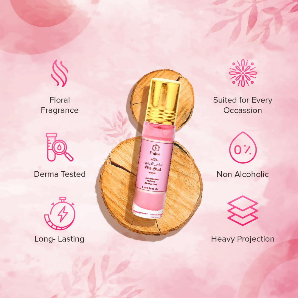 Frabia Pink Blush Perfume Oil Roll-On - Strawberry | Grocsy