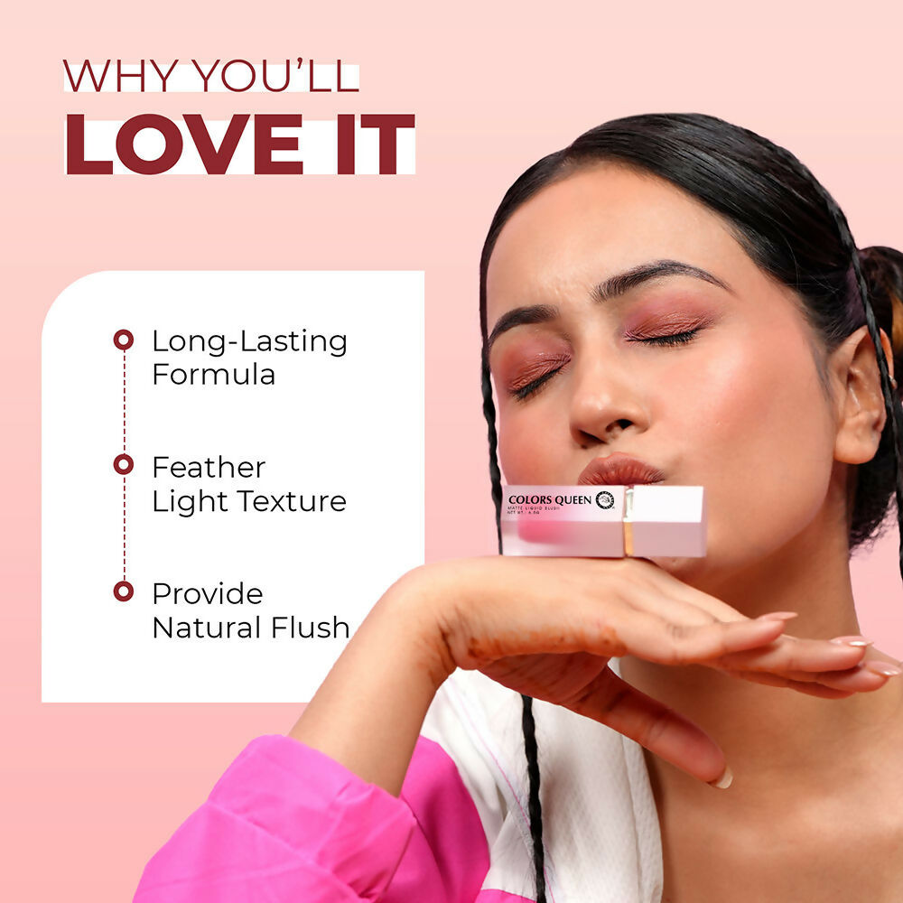 Colors Queen Matte Liquid Blush - Love | Grocsy