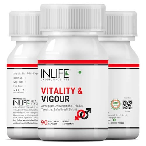 Inlife Vitality & Vigour Capsules | Grocsy