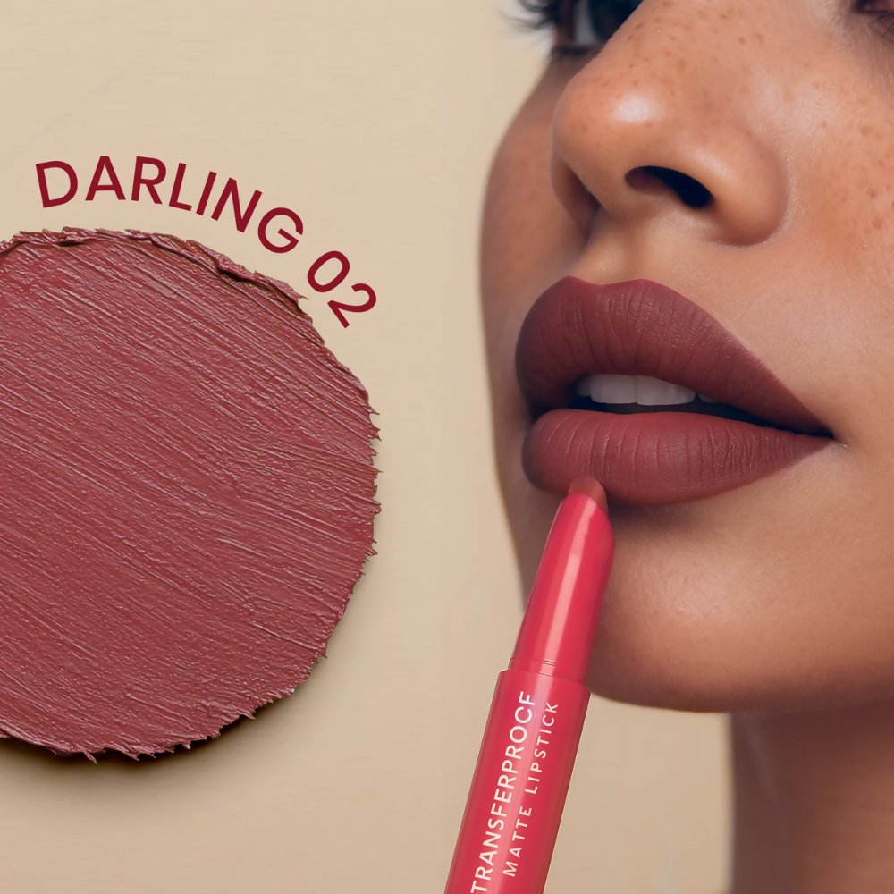 NY Bae Transfer-proof Matte Crayon Lipstick – Darling 02 | Grocsy