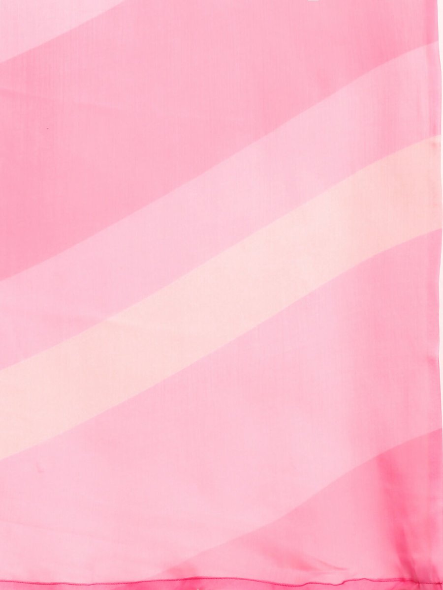 Ahalyaa Women's Traditional Semi Stitch Saree - Pink | Grocsy