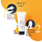 Arata Vitamin C Oatmeal Face Scrub | Grocsy