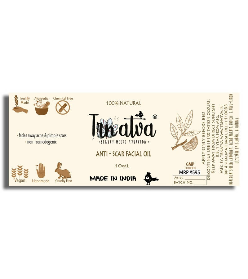 Trnatva Anti - Scar Facial Oil | Grocsy