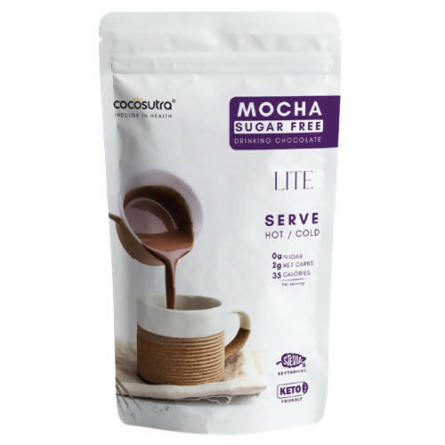 Cocosutra Lite- Sugar Free Mocha Drinking Chocolate Mix | Grocsy