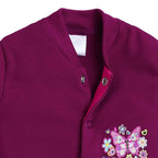 Daddy - G Rompers/Sleepsuits/Jumpsuit /Night Suits for New Born Babies - Purple | Grocsy