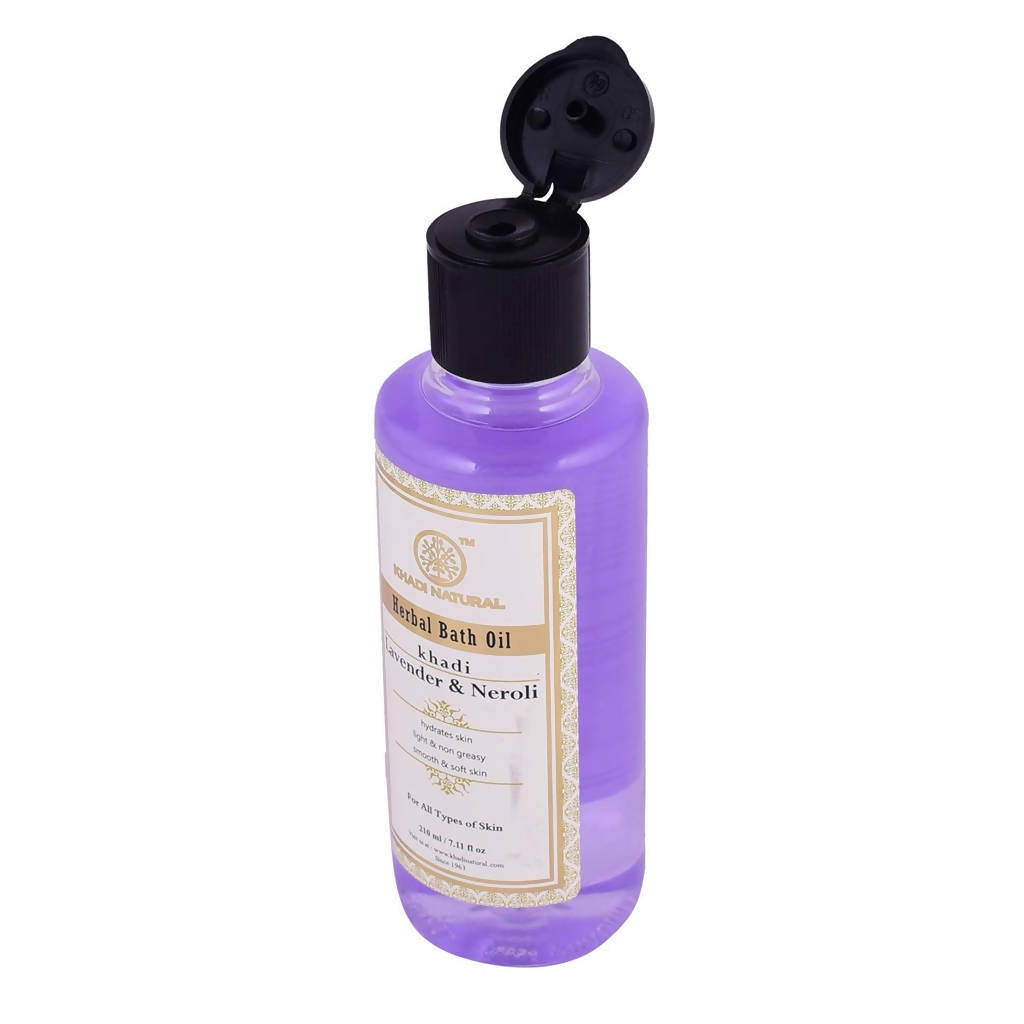 Khadi Natural Lavender & Neroli Herbal Bath Oil | Grocsy