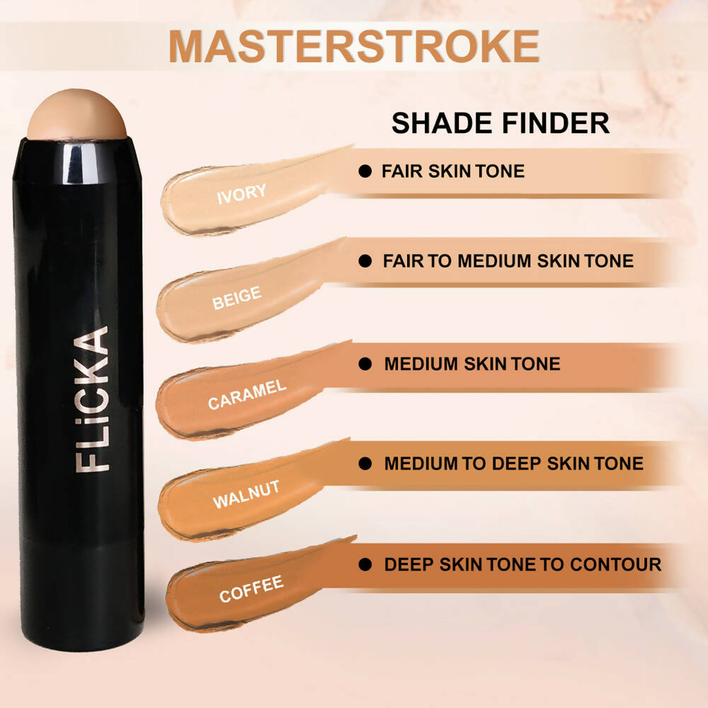 Flicka Masterstroke Makeupstick - Walnut | Grocsy