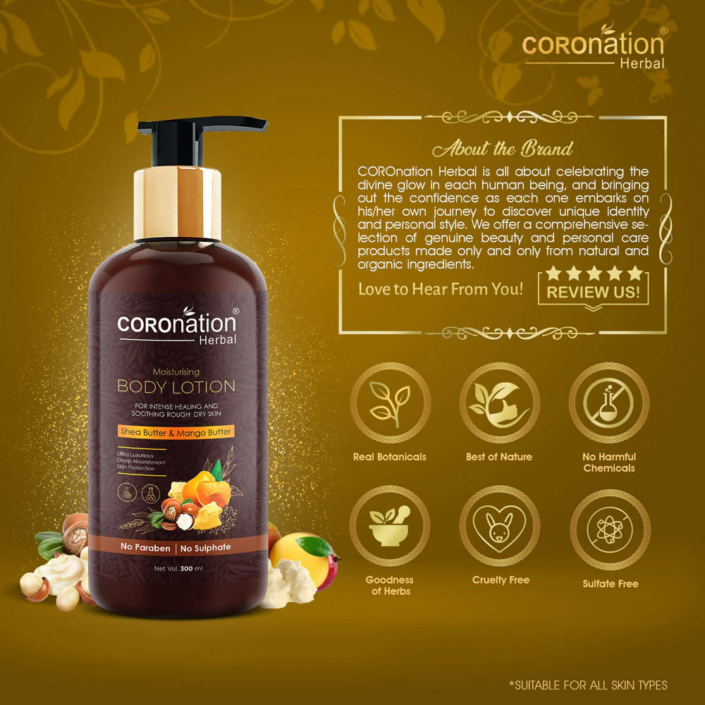 Coronation Herbal Shea Butter & Mango Butter Body Lotion | Grocsy