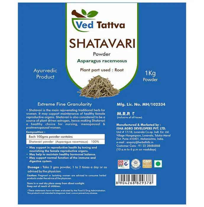 Ved Tattva Shatavari Powder | Grocsy