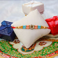 Indianvibez Colourful Beads With Stone Fancy Rakhi | Grocsy