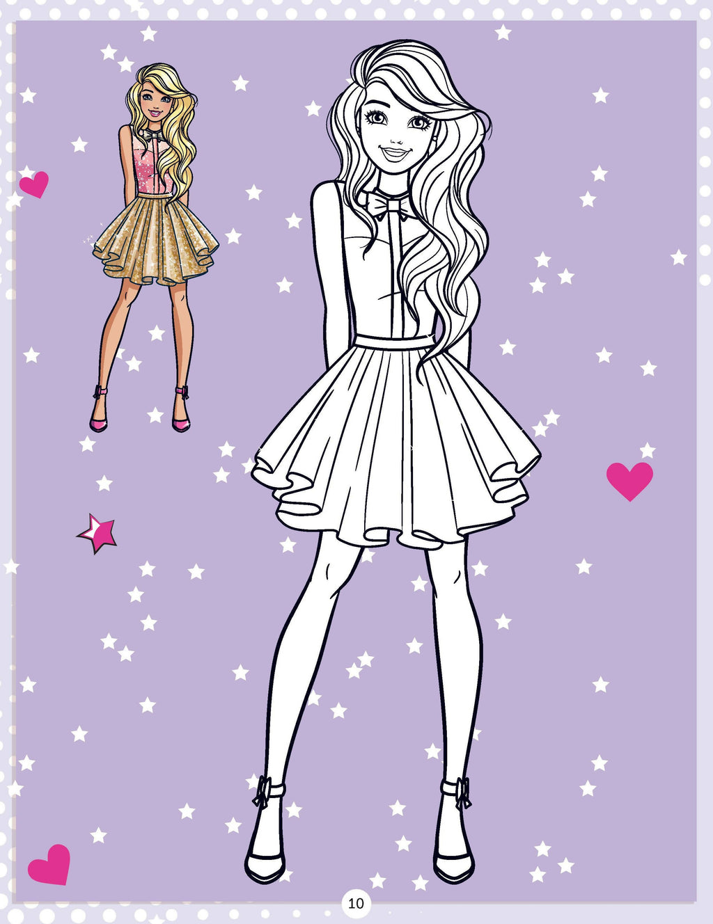 Dreamland Publications Barbie Copy Colouring Book : Children Drawing, Painting & Colouring Book | Grocsy