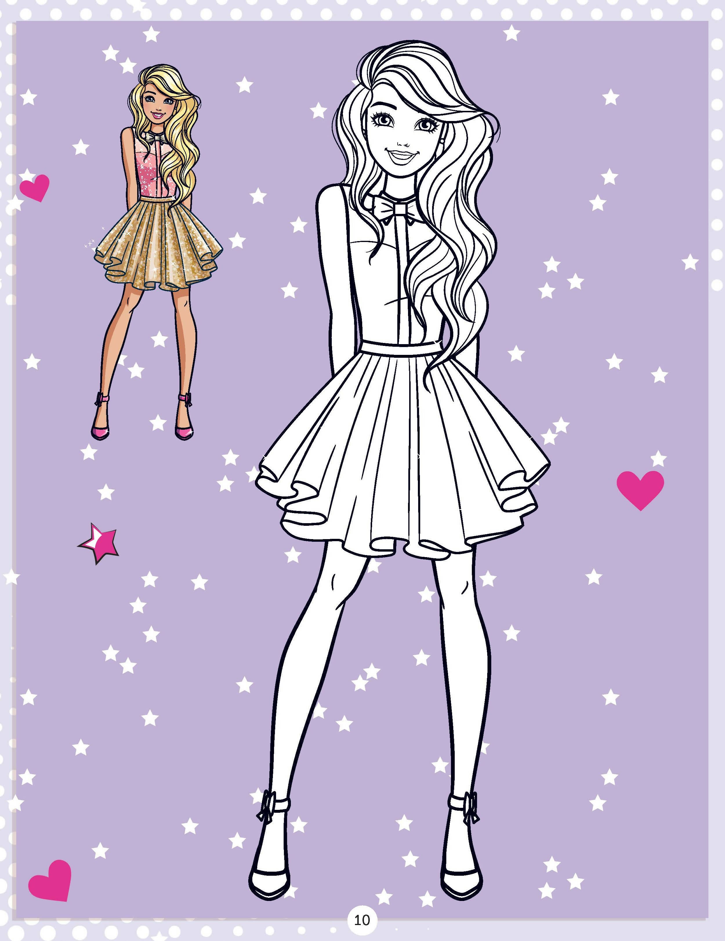 Dreamland Publications Barbie Copy Colouring Book : Children Drawing, Painting & Colouring Book | Grocsy