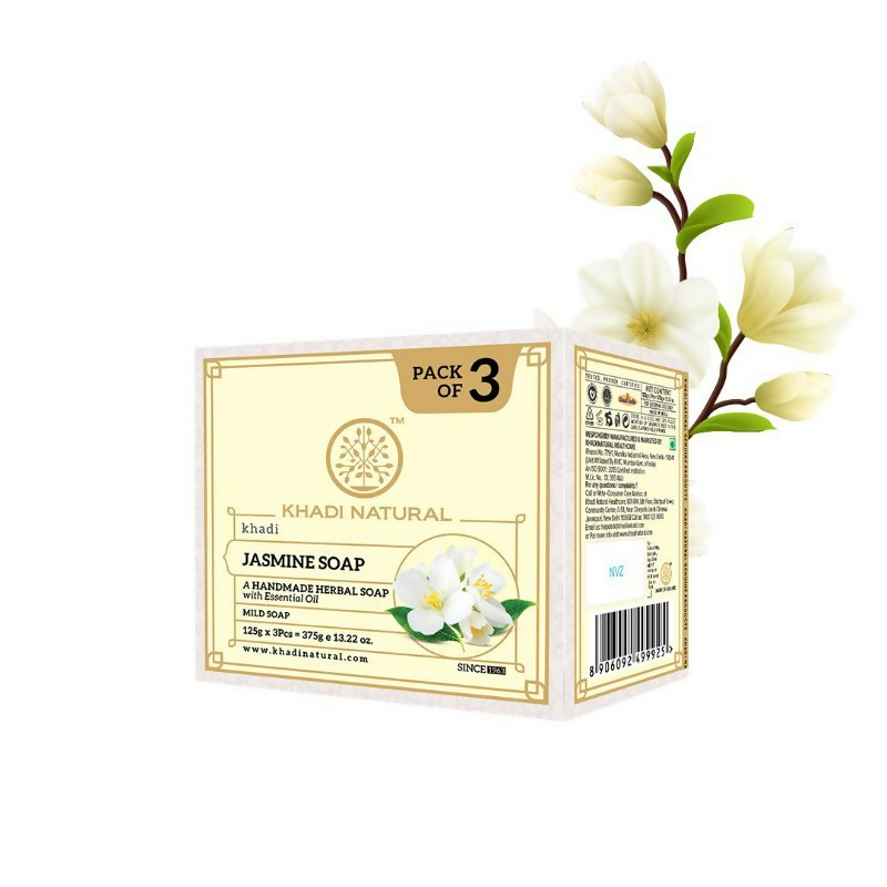 Khadi Natural Jasmine Handmade Soap | Grocsy