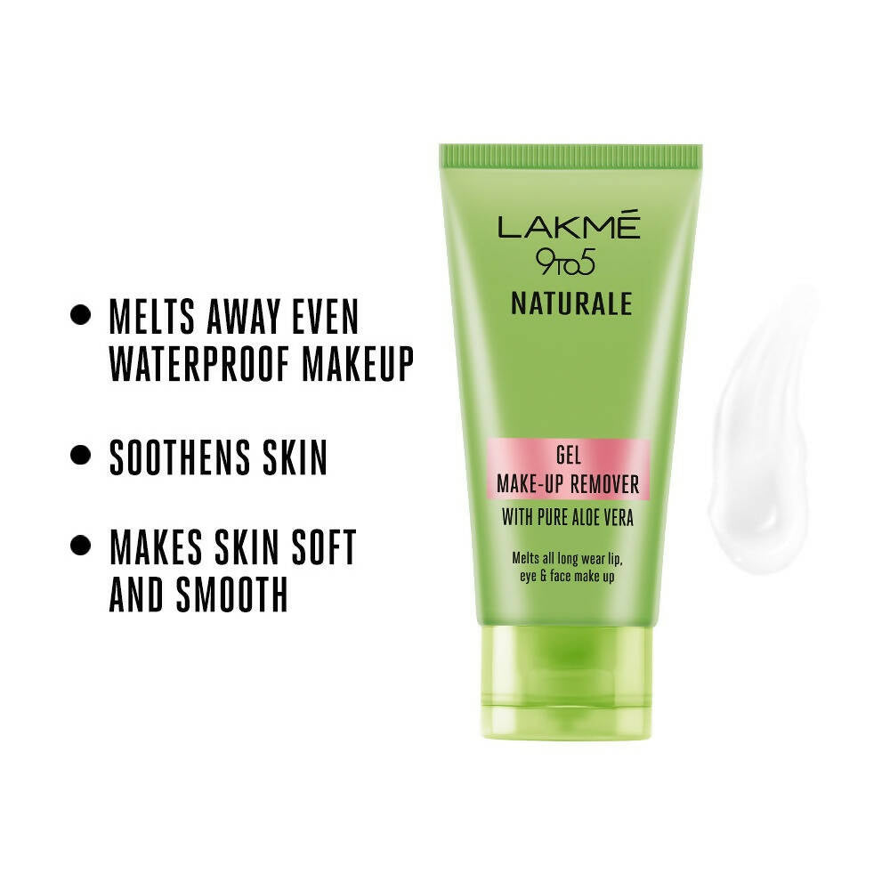 Lakme 9 To 5 Naturale Gel Makeup Remover With Pure Aloe Vera | Grocsy