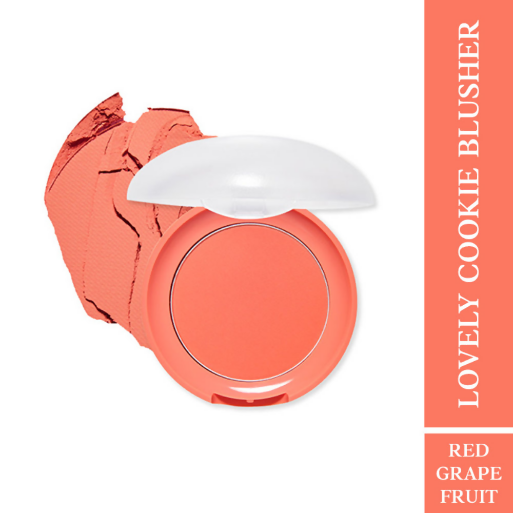 Etude House Lovely Cookie Pressed Powder Blush Rd301 - Red Grapefruit Pudding | Grocsy