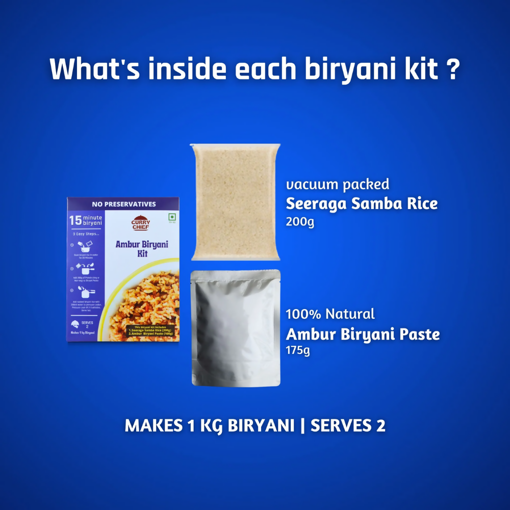 CurryChief Ambur Biryani Kit | Grocsy