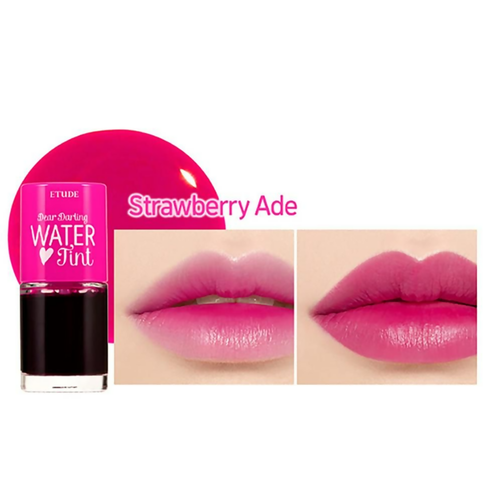 Etude House Dear Darling Water Gel Lip And Cheek Tint Lipstick - 01 Strawberry Ade | Grocsy
