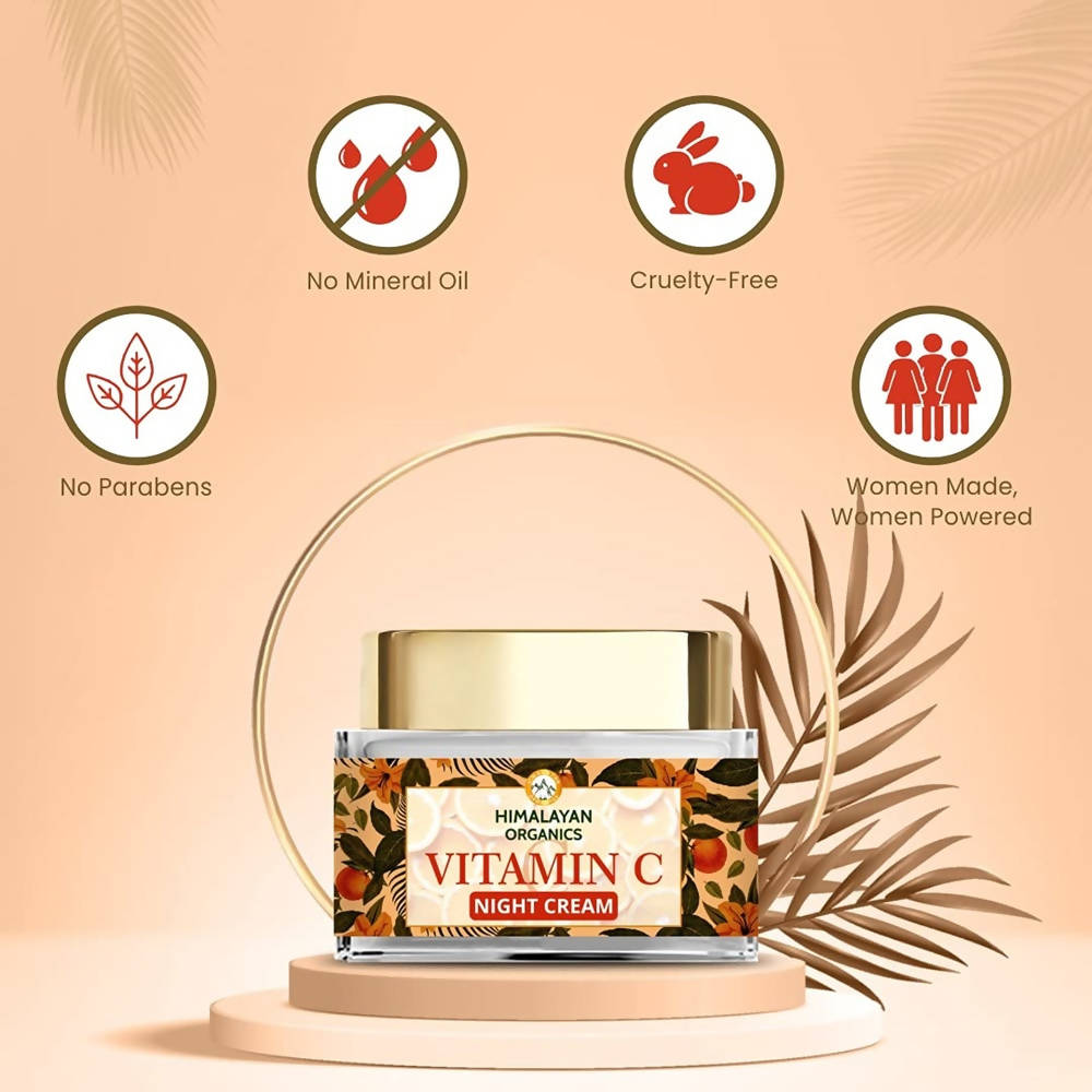 Himalayan Organics Vitamin C Night Cream | Grocsy