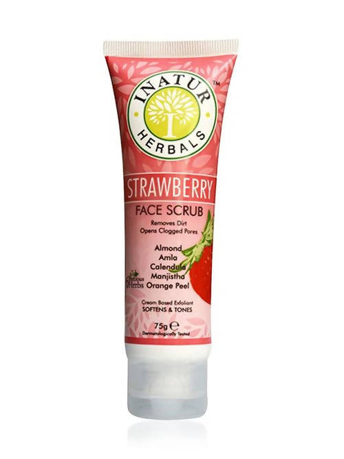 Inatur Strawberry Face Scrub | Grocsy