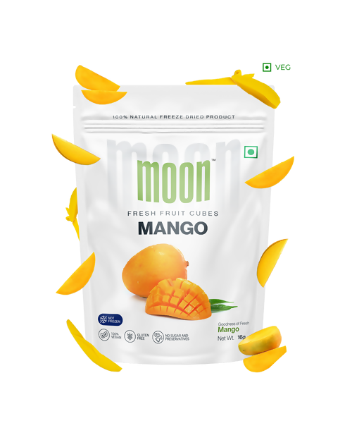 Moon Freeze Dried Mango Cubes | Grocsy