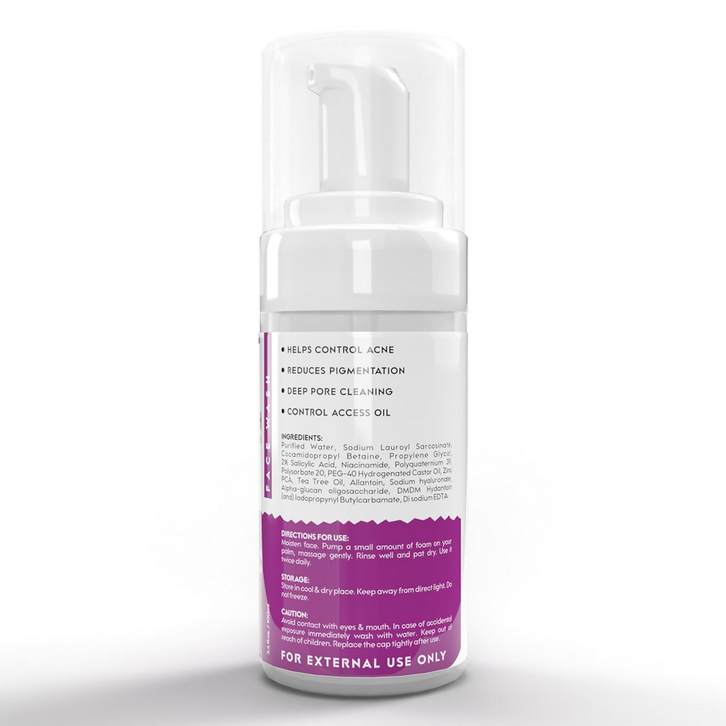 L'Sensa Foaming Face Wash For Acne And Pimples For All Skin Type | Grocsy