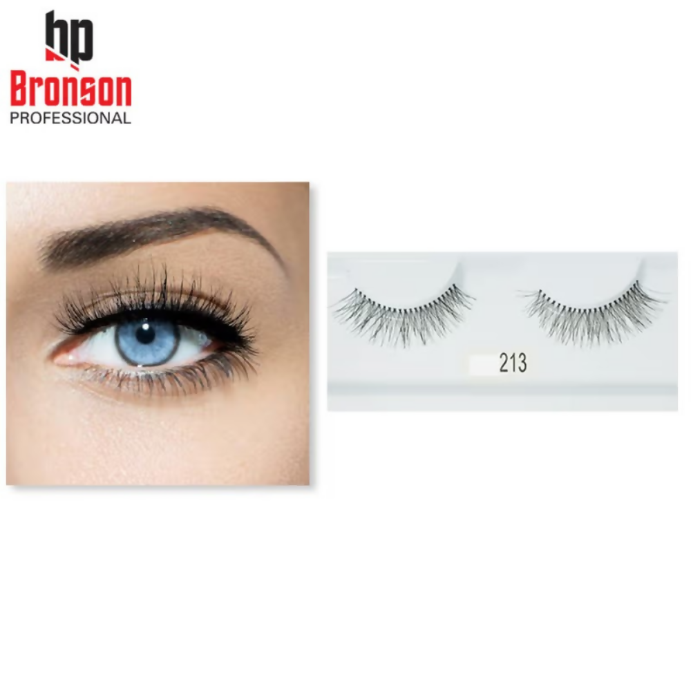 Bronson Professional Synthetic Hair and Lightweight Long Natural Look False Eyelashes - 213 | Grocsy
