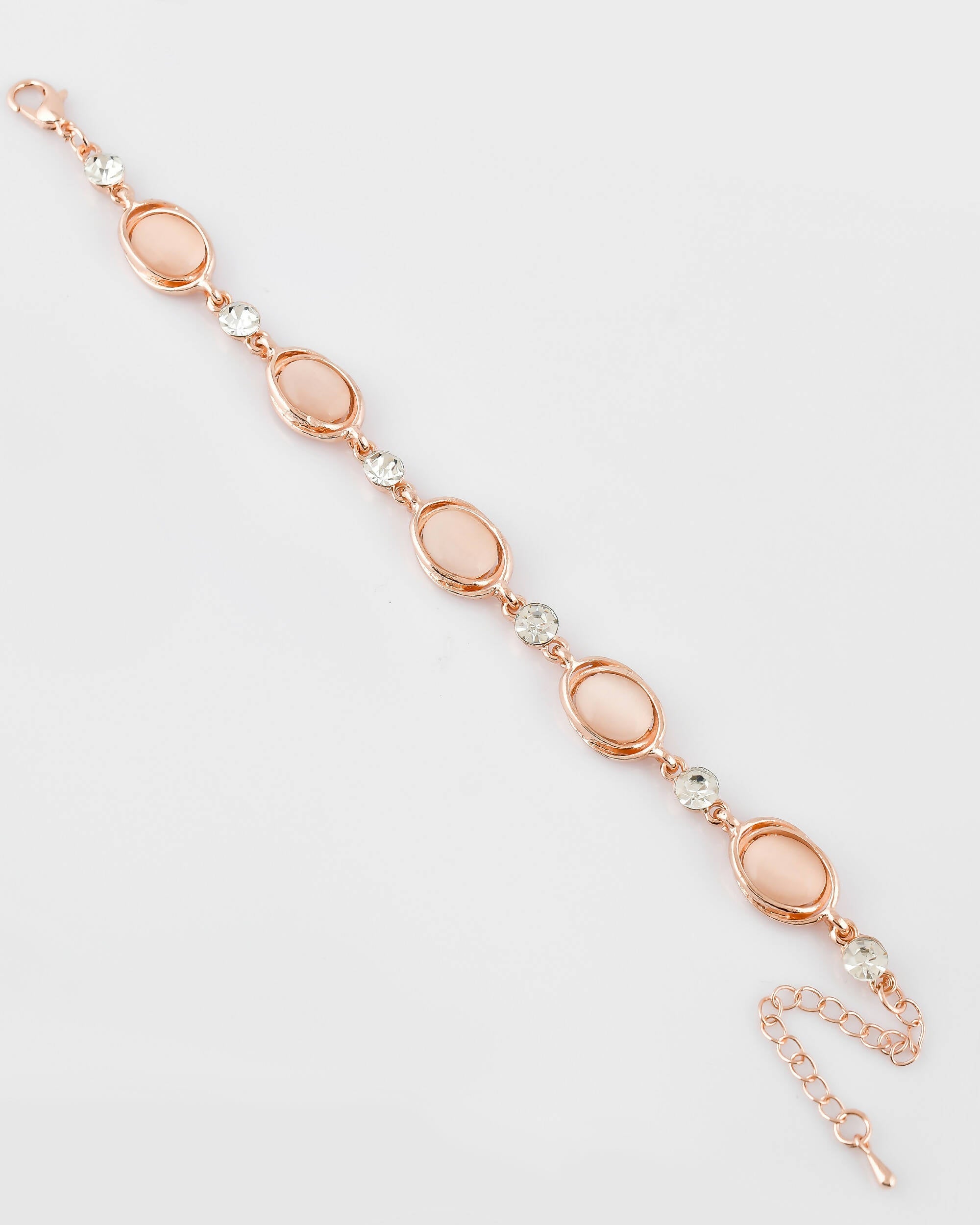 VOJ Stainless Steel Pearl Gold-Polished Bracelet | Grocsy