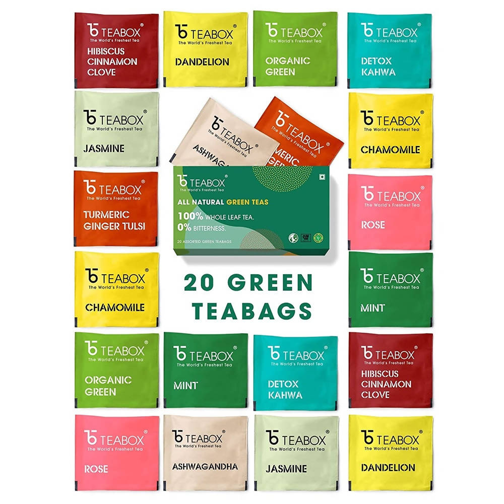 Teabox All Natural Green Teas | Grocsy