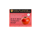 Soulflower Juicy Red Tomato Handmade Soap | Grocsy