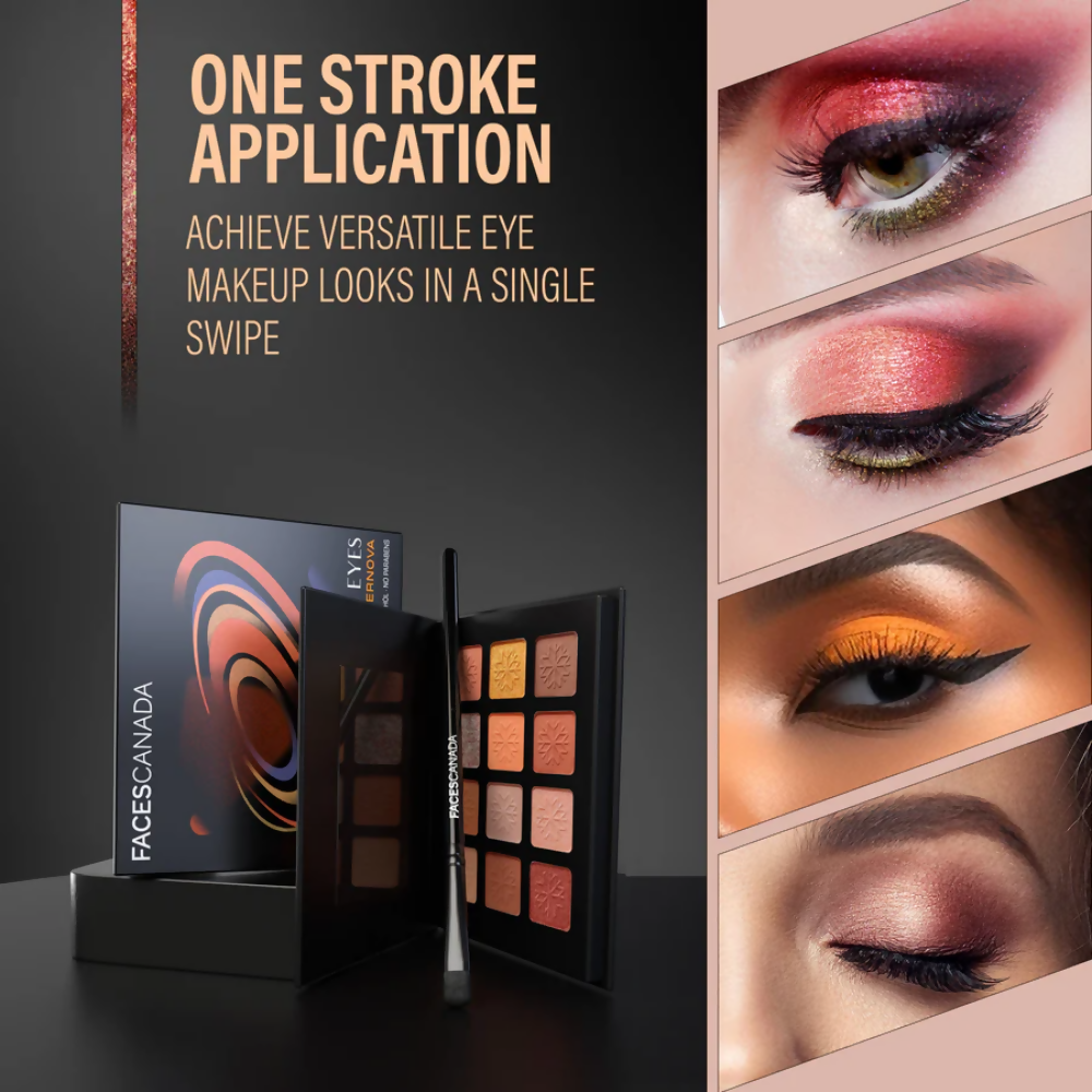 Faces Canada Starry Eyes Eye Shadow Palette - Supernova | Grocsy