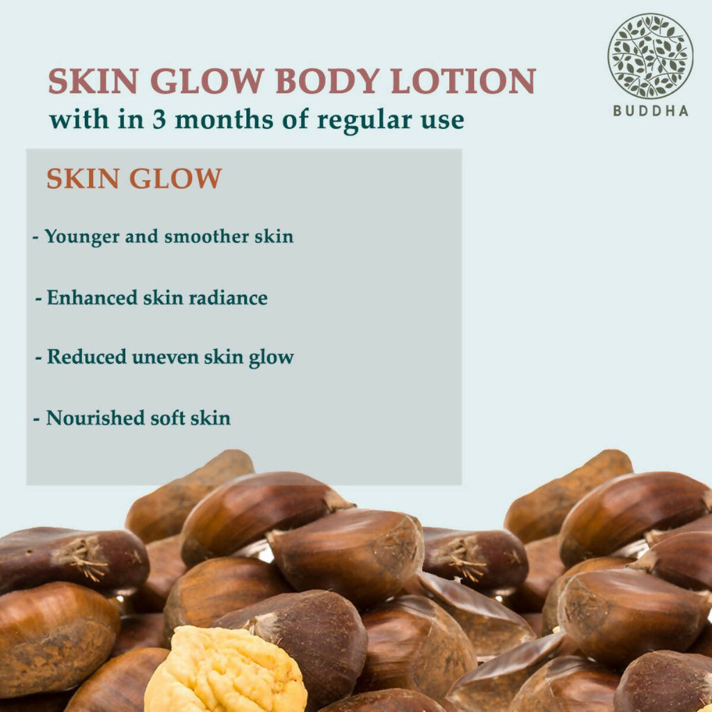 Buddha Natural Skin Glow Body Lotion - Helps To Hydrate and brighten skin Bring Natural Glow | Grocsy