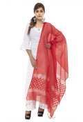 Mominos Fashion Red Buta Cut Dupatta | Grocsy